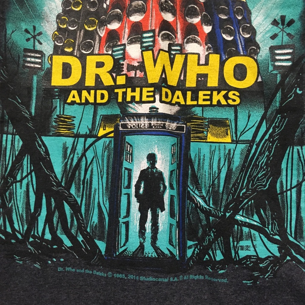 2014 Dr. Who and the Daleks Graphic Tee